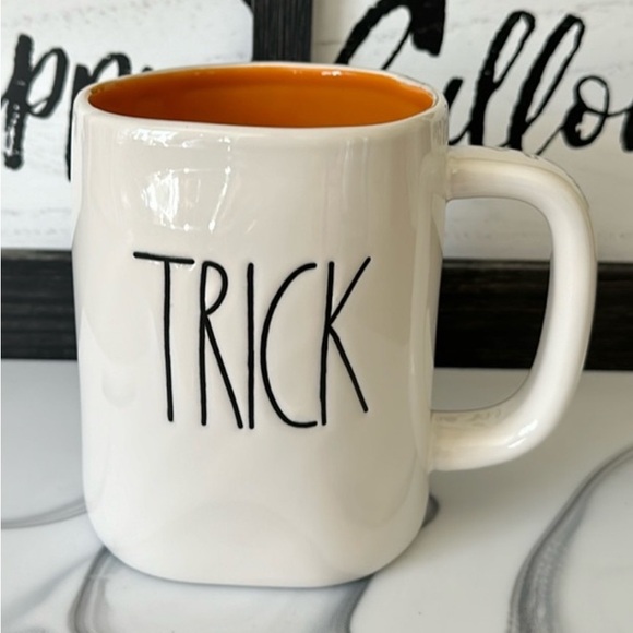 🎃Rae Dunn TRICK/TREAT Double Sided Mug - Picture 1 of 5